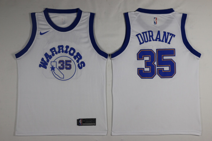 Men Golden State Warriors #35 Durant White Game Nike NBA Jerseys1